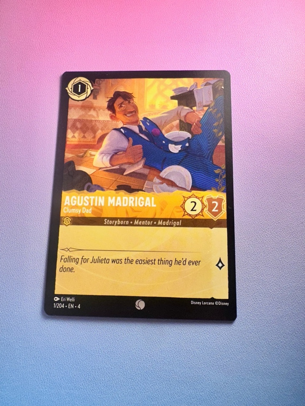 agustin madrigal [encanto] (1/204) - common — disney lorcana: ursula’s return